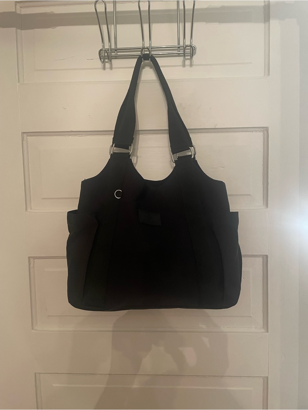 Classic Black Shoulder Tote Bag for Women